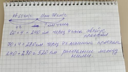 От автовокзала одновременно от ехали автомобиль и автобус в противоположных направлениях. скорость а