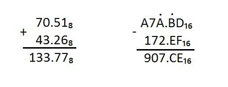 Выполните арифметические действия в указанных системах счисления (сс). 1.выражение в восьмеричной сс