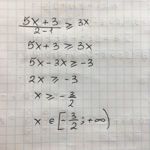 5х+3/2-1> =3х будь ласка, це дуже термі!
