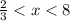 \frac{2}{3}