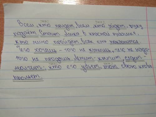 Спишите. подчеркните члены предложения. укажите разряды местоимений по значению. всем, кто придет, в