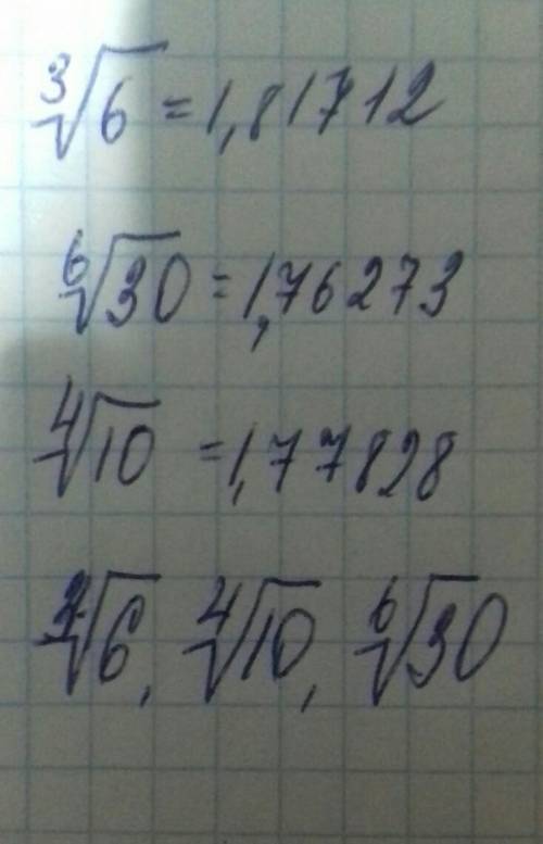 Расположите числа в порядке убывания :