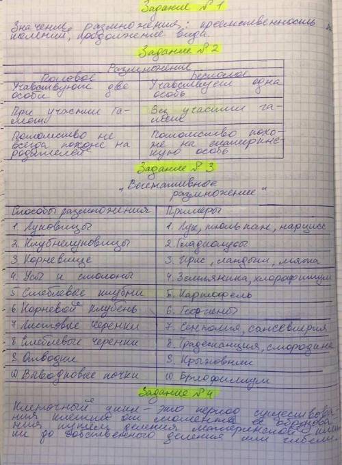 1. (10 ) каково биологическое значение размножения? 2. (10 ) чем отличаются половое и бесполое разм