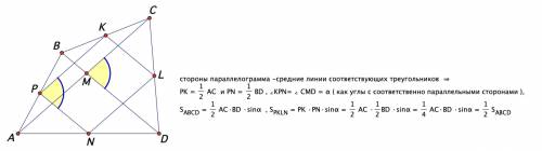 9класс, 50 фигура, образованная путём последовательного соединения середин сторон четырёхугольника,