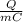 \frac{Q}{mC}