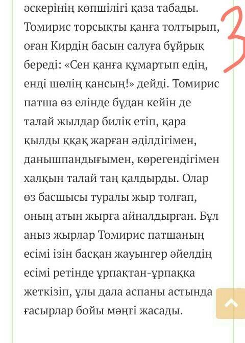 Написать сочинение на казахском на тему томирис (10-15 предложений)