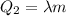 Q_2 = \lambda m