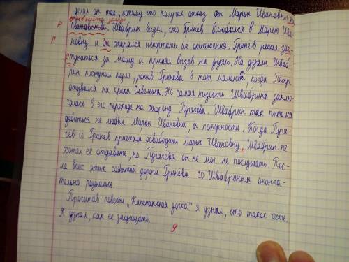 Напишите сочинение по капитанской дочке 55