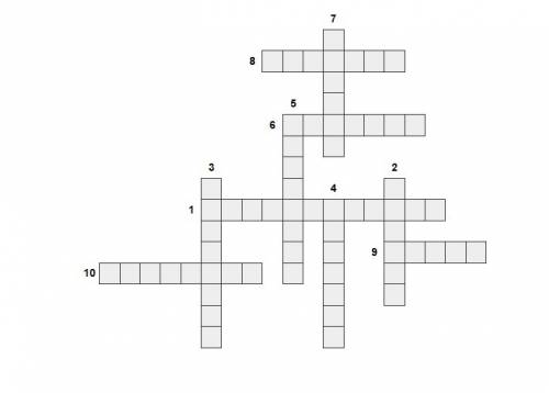 Сделайте кроссворд . по теме “естествознание” 5 по вертикали и 5 по горизонтали. это