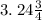 3. \: 24 \frac{3}{4}