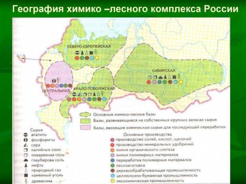 Составьте таблицу -лесные базы россии. внесите в нее данные по промышленности.