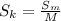 S_{k} = \frac{S_{m} }{M }