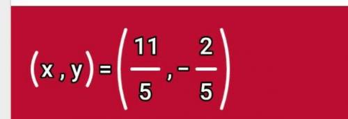 \left \{ {{2x+y=4} \atop {x-2y=3}} \right.