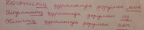 :қазақ тілі, 2 часть 7-8 тапсырма : кестені пайдаланып, сөйлем құра. сөйлемге мізгіл үстеуі не мекен