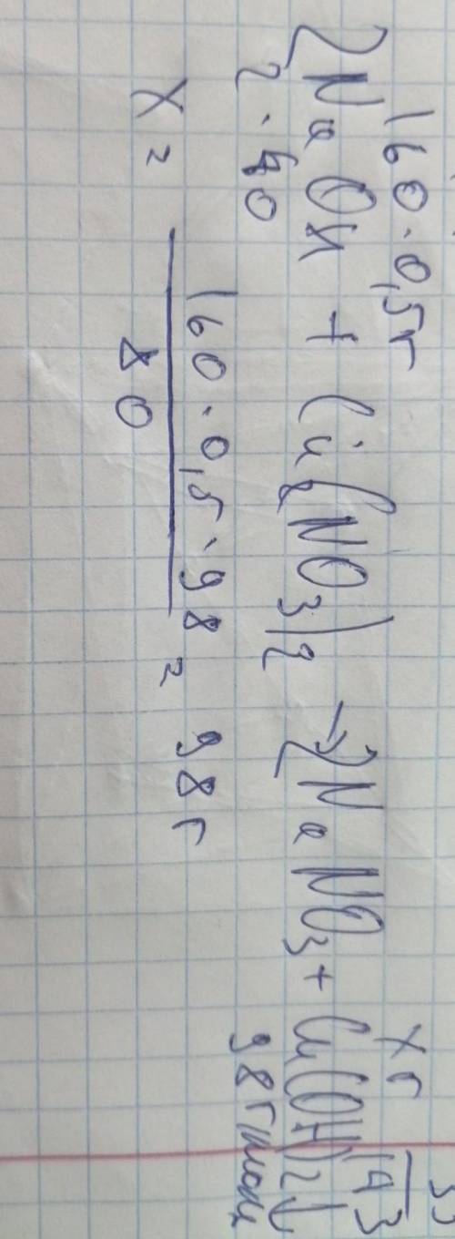 Обчисліть масу осаду , що утвориться при змішуванні розчину масою 160 г з масовою часткою натрій гід