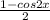 \frac{1-cos2x}{2}