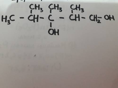 Решить ! напишите структурную формулу двухатомного спирта состава с5н10(он)2, содержащего три метиль