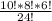 \frac{10! * 8!* 6!}{24!}