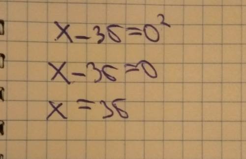 x { - 36 = 0}^{2} 