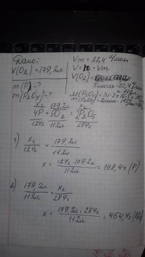 Взаимодействуют фосфор и кислород, при этом образуется оксид фосфора (v). сколько граммов фосфора вс