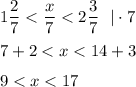 1\dfrac{2}{7}