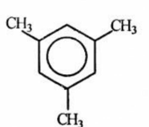 Составе структуру формулу соединения : 1,3,5-тримитилбензол