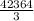 \frac{42364}{3}