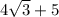 4\sqrt{3}+5