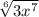 \sqrt[6]{3x^{7} }