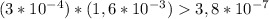 (3*10^{-4})*(1,6*10^{-3})3,8*10^{-7}