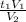 \frac{t_1V_1}{V_2}