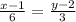 \frac{x-1}{6}=\frac{y-2}{3}