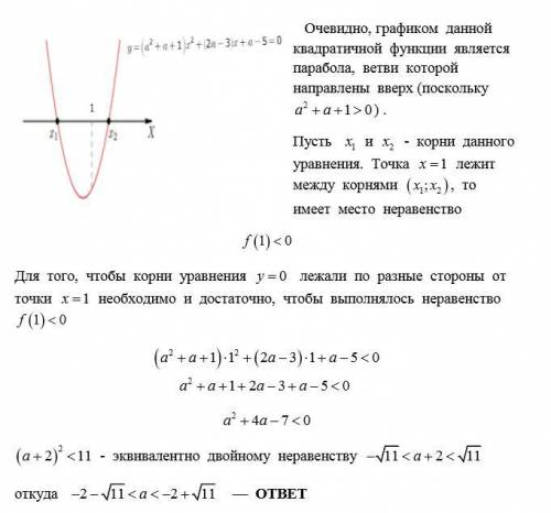 (a^2+a+1)x^2+(2a-3)x+a-5=0