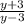 \frac{y + 3}{y - 3}