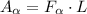 A_\alpha = F_\alpha \cdot L