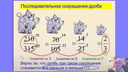 Объясните сокращение дробей(6 класс)