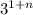 3^{1+n}