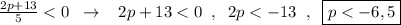 \frac{2p+13}{5}