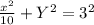 \frac{x^2}{10}+ Y^2= 3^2