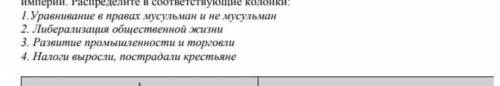 Найдите положительные и отрицательные стороны в политике анзамата в исманской империи​