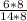 \frac{6*8}{14*8}