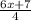 \frac{6x+7}{4}