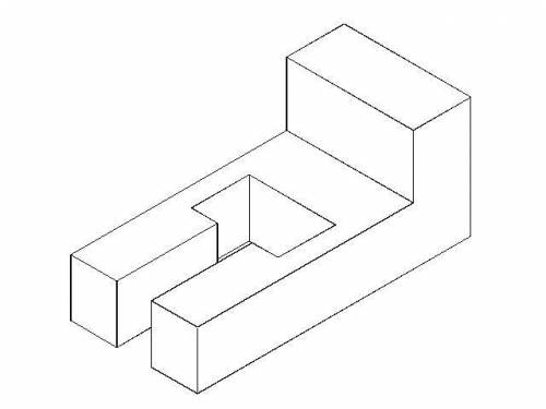 Люди добрые, ! начертите изометрическую проекцию детали по заданному чертежу по правилам аксонометри