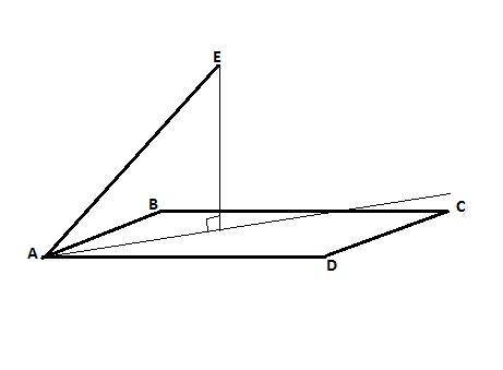 Дан параллелограмм abcd точка е не лежит в плоскости bcd. можно ли через прямую ea и точки в и с про