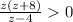 \frac{z(z+8)}{z-4} 0