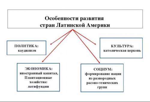 Страны латинской америки в 19 веке политическое, и социальное развитие