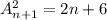 A_{n+1}^2=2n+6