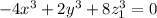 -4x^3+2y^3+8z_1^3=0