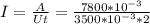 I=\frac{A}{Ut}=\frac{7800*10^{-3} }{3500*10^{-3}*2}