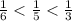 \frac{1}{6}< \frac{1}{5}